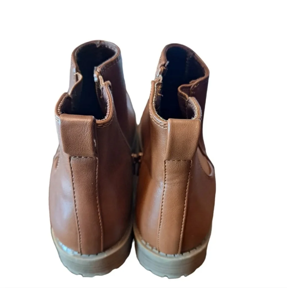 Sonoma Goods For Life Cilantro Womens‎ Size 6 Cognac Brown Ankle Bootie Boots